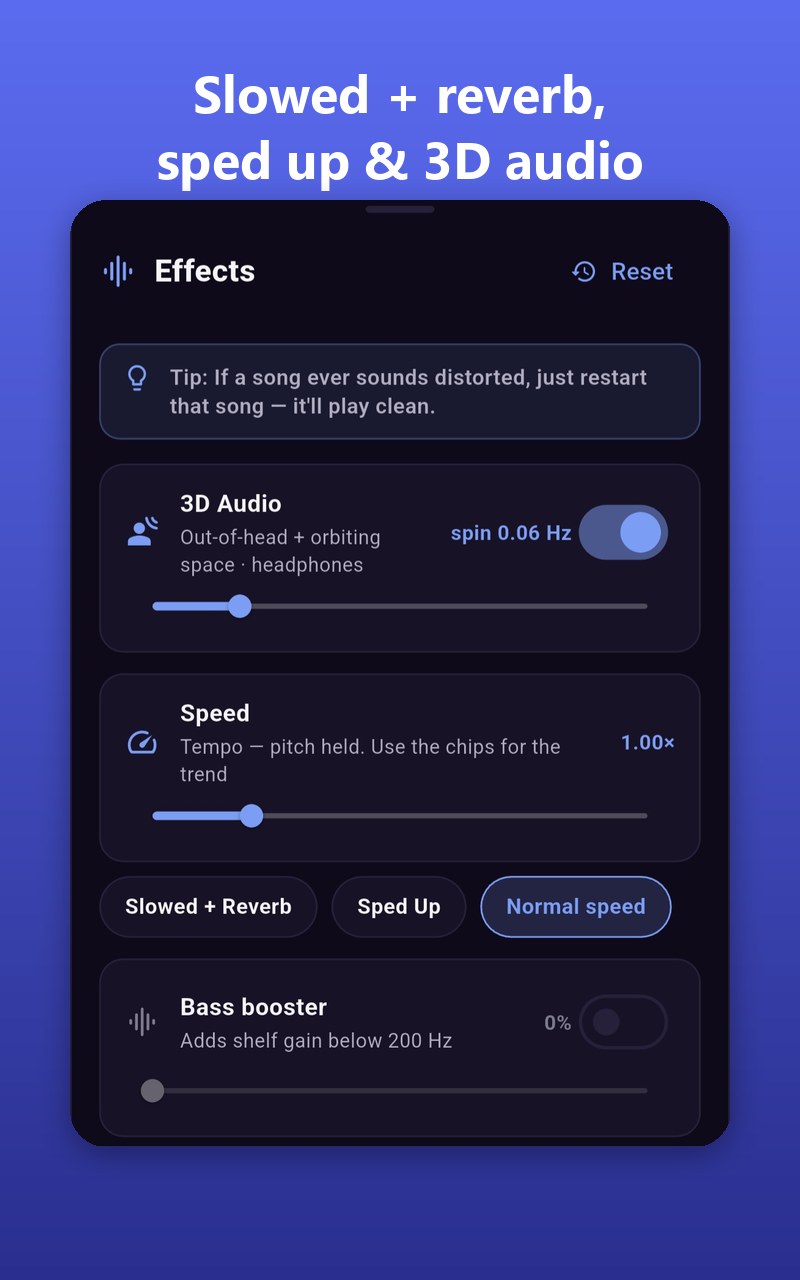 ABS Media — slowed + reverb, sped up, 3D audio