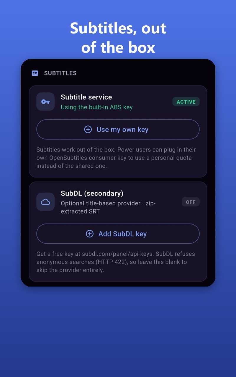 ABS Media — subtitles